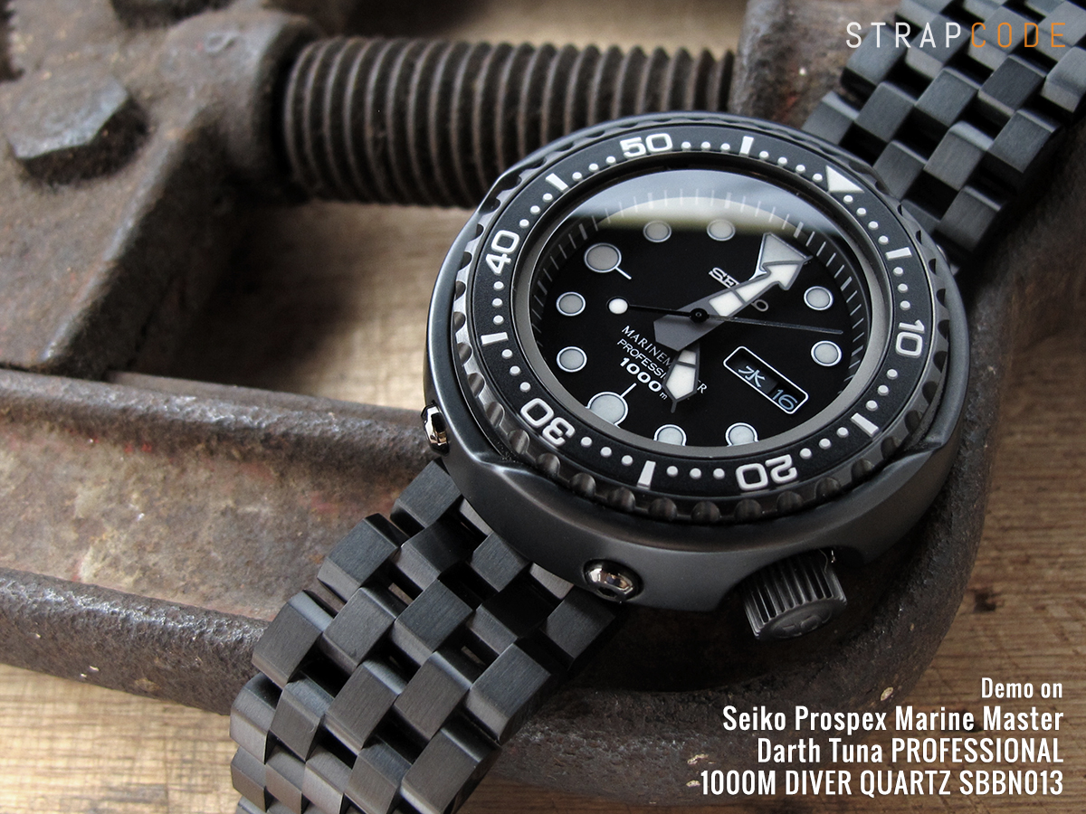 FS: Strapcode PVD Black Bracelet design for Seiko Tuna SBBN013 SBBN029  SBDX016 SBBN023 | WatchUSeek Watch Forums