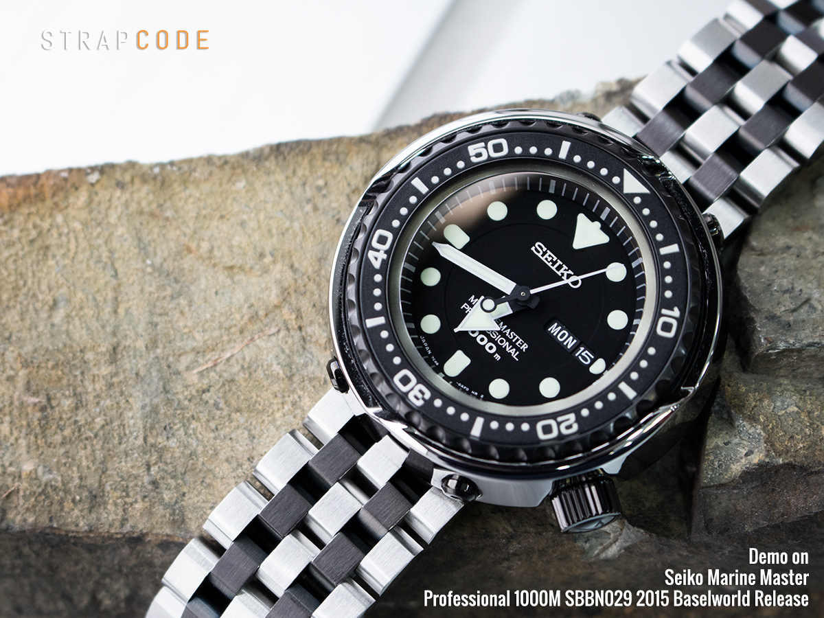 FS: Strapcode PVD Black Bracelet design for Seiko Tuna SBBN013 SBBN029  SBDX016 SBBN023 | WatchUSeek Watch Forums