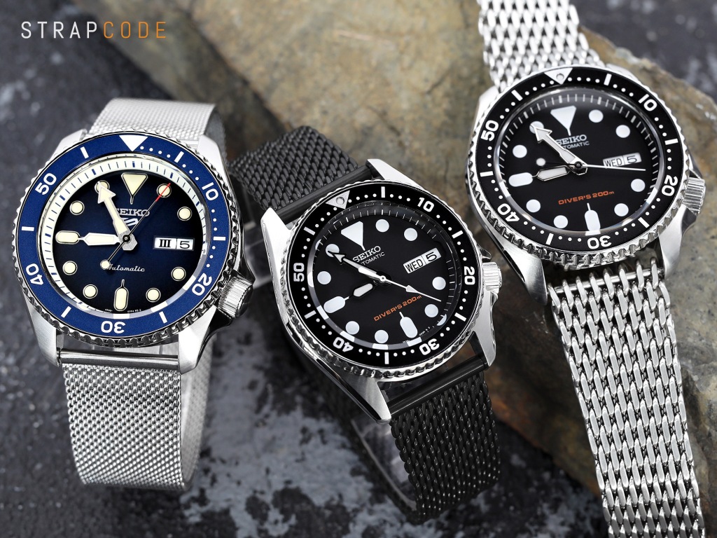 Mesh And Match With Seiko Skx 007 New Seiko 5 Sports Models