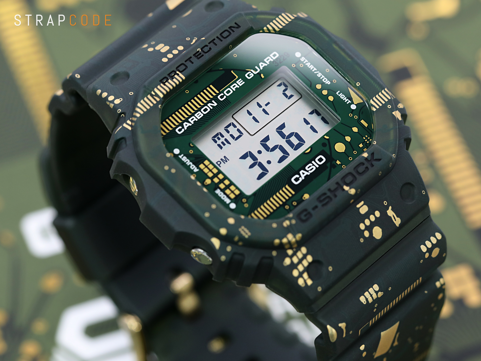 The 1st Changeable Casio G-SHOCK DWE-5600CC-3 | Strapcode Watch Bands